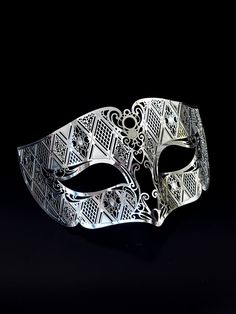 Our laser-cut metal mask boasts a stunning silver finish that shines and shimmers, ensuring you stand out in any crowd. Crafted with your comfort in mind, our mask is lightweight and easy to wear for hours on end.


Age Group/Gender - Adult/Men

Size/Type - One size fits all adults

Mask Color - Silver

Mask Material - Laser cut metal