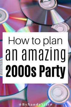 How to plan an amazing 2000s party 00s Party Theme, 2000 Birthday Party Theme, 2000 Theme Party Ideas, 2000 Party Theme, Y2k Party Theme, 2000s Party Decorations, 2000s Party Theme, 2000's Party