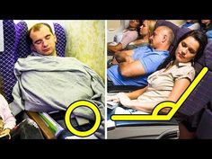 two pictures side by side with people in seats and one has a child on his lap