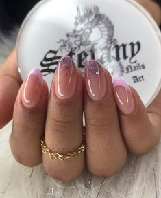 Nails Soft Gel, Uñas Soft Gel, Elegant Touch Nails, Subtle Nails, Simple Gel Nails, Summery Nails, Blush Nails, Almond Acrylic Nails, Nails Desing