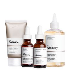 The Bright Set Ordinary Skin Care Products, Target Makeup, The Ordinary Skincare, Dry Face, Alpha Hydroxy Acid, Skin Radiance, Daily Skin Care, Best Anti Aging, Bright Skin