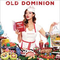 the old dominion app is showing an image of a woman holding a sign that reads, snapback old dominion meat and candy country