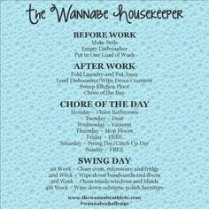 the wannae housekeeper's poster for their upcoming show, before work after work