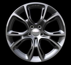 a wheel on a black background with no wheels or rims in the center and bottom part