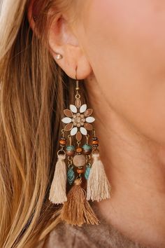 Looking for a unique and stylish addition to your jewelry collection? Look no further than our Chestnut Boho Bead Dangle Earrings! Handcrafted with beautiful chestnut beads and a boho dangle design, these earrings will add a touch of bohemian flair to any outfit. Elevate your style with these stunning earrings today! Material: Alloy Boho Earrings Hippie Bohemian, Jewelry To Sell, Boho Jewelry Diy, Boho Jewels, Bead Dangle Earrings, Boho Style Earrings, Cowgirl Jewelry, Boho Chic Jewelry, Boho Style Jewelry