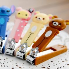 Cute Animal Nail, Cartoon Nails, Kawaii Crafts, Animal Nails, Personal Hygiene, Hand Care, Nail Clippers, Online Gifts, Cute Nails