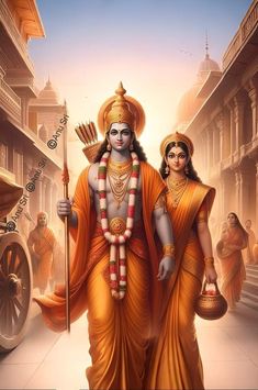 an image of the god and goddess in india