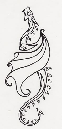 a black and white drawing of a woman's face with swirls on it