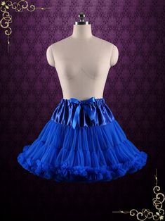 Cute skirt petticoat made with soft tulle, can be worn as skirt or under your wedding dress as a petticoat. Length approx 23 inches Turnaround time is around 6 weeks if not in stock. Royal Blue Weddings, Colors For Weddings, Honeymoon Robe, Classic Blue Wedding, Blue Wedding Inspiration, Blue Weddings, Royal Blue Wedding, Wedding Robe, Blue Wedding Dresses