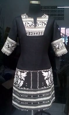 Tenun Dress, Model Batik, Ikat Blouse, Batik Kombinasi, Batik Blouse, Batik Modern, Batik Kebaya, Tenun Ikat, Ikat Dress