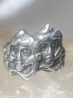 Wax Cast Ring, Art Deco Band, Cast Rings, Vintage Sterling Silver Rings, Ring Art Deco, Figurative, Vintage Sterling Silver, Sterling Silver Rings, Fashion Inspo