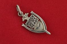 Vintage Sterling KNOCK AT MY HEART charm-| eBay $10.00.  This was another gift from an employee at Cincinnati Bell. I don't remember her name or the reason. Door Knocker, Door Knockers, Mercury Glass, Items For Sale, Heart Charm