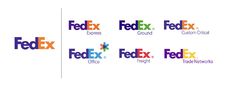 the logos for fedex and other companies