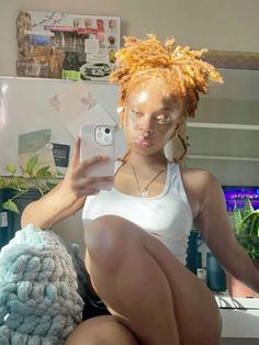 Woman With Dreadlocks, Ginger Locs, Process Of Evolution, A Bob Haircut, Pretty Braids, Cute Hair Colors, Short Locs Hairstyles, Short Locs, Life In Order