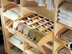 a drawer with ties in it is open to show the different types of ties on display