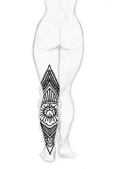 Lines Tattoo Design, Tatuaje Studio Ghibli, Ornament Tattoo, Lotusblume Tattoo, Lines Tattoo, Thigh Tat, Tattoo Leg, Ornamental Tattoo, Sketch Tattoo