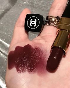 Lipstick Dark Red, Chanel Lipstick, Dark Lipstick, Cherry Cola, Fancy Makeup, Dark Feminine Aesthetic, All I Ever Wanted, Lipstick Makeup, Red Aesthetic