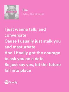 a pink background with the words, i just wanna to talk and converseate cause i usually