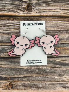 Double sided sublimation Hardboard on hypoallergenic hooks Sea Creature, Sea Creatures, Auburn, Jewelry Earrings Dangle, Gifts For Kids, Etsy Earrings, Double Sided, Dangle Drop Earrings, Accessory Gift