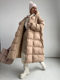 ad eBay - Find many great new & used options and get the best deals for Women's Fashion Casual Style Warm Thickened Hooded Cotton Coat Jacket at the best online prices at eBay! Free shipping for many products! Warm Hoodies, Winter Model, Parka Women, Long Overcoat, Winter Street, Winter Inspo, Outwear Women, Winter Parka, Women Overcoat