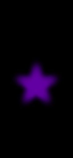 a purple star on a black background