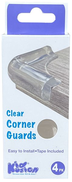 the clear corner guards are packaged for use with wood flooring and other surfaces,