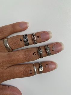 Dainty Adjustable Stackable Toe Rings, Classic Handmade Stackable Promise Rings, Classic Adjustable Stackable Rings, Tiny Adjustable Classic Stackable Rings, Handmade Vintage Style Midi Rings, Handmade Stackable Toe Rings For Everyday, Handmade Everyday Stackable Toe Rings, Handmade Classic Stackable Rings, Adjustable Silver Vintage Midi Rings