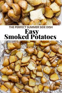 the perfect summer side dish for easy smoked potatoes