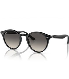 From Ray-Ban&#x2C; the Men's Highstreet Round 51mm Sunglasses feature: Round shapeAcetate frameGradient lensRx able100% UVA/UVB protectionApprox. 51mm eye - 21mm bridge - 150mm temple Imported. Men’s Raybans, Ray Ban Men, Mens Eyewear, Ray Ban Sunglasses, Dillard's, Eyewear Sunglasses, Ray Ban, Sunglasses Accessories, Ray Bans