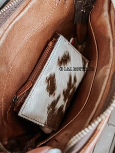 Bailey Ray Cowhide Card Holder – L&L Boutique Leather And Cowhide Purses, Cowhide Travel Jewelry Case, Cowhide Claw Clips, Cow Print Wallet, Pretty Vibes, Western Tattoos