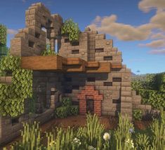 Minecraft Ancient Ruins Ideas, Minecraft Abandoned Village, Trail Ruins Minecraft, Waystone Minecraft Ideas, Minecraft Ruined Castle, Minecraft Ruins Build, Minecraft Ancient Ruins, Mob Spawner Minecraft, Minecraft Ruins Ideas