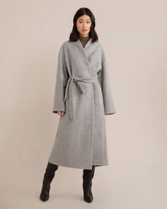 A classic, fully-lined wrap overcoat that will feel current and modern year after year. The Adele is chic and put-together for a day outside in colder temps, but we won't tell if you wrap up in it for a particularly chilly day inside — she's that cozy.