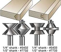 the different types of woodworking tools are shown in this diagram, including drill head and shan