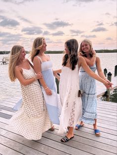 Beach trip, girls beach trip, florida, best friends, sunset pictures, sun dresses, fashion inspiration, maxi dresses, instagram poses with friends Beach Pictures Friends Dresses, Beach Pictures Dress, Beach Dress Photoshoot, Bachelorette Vibes, 26 Birthday, Girls Beach Trip, Poses With Friends, Grad Trip, Beach Poses With Friends