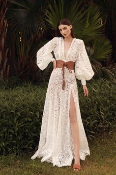 Hollow Out Dress, Look Boho Chic, Bronx And Banco, Lace Fabrics, Luxury Dresses, فستان سهرة, Out Dress, Boho Wedding Dress, Dream Dress