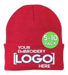 PRICES MAY VARY. Choose your COLOR and click "CUSTOMIZE NOW" button to upload your logo. Send us a message if you have questions or special requests about your design idea. HIGH QUALITY Personalized Beanies - Want a high quality, good-looking comfy and warm knit cap? This one's for you. This beanie hat will quickly become one of your favorites. USE SOLID SHAPES and colors, remove backgrounds from your logo and please remember that small details might be lost during the embroidery process. | Plea Personalized Beanies, Solid Shapes, Cap Hats, Gold Shop, Knit Cap, Personalized Embroidered, Small Details, Winter Knits, Embroidered Design