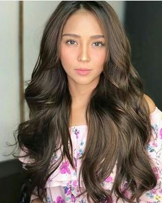 Kathryn Bernardo Filipino Hair Color, Filipino Hair Color Ideas, Filipino Hairstyles, Filipino Hair, Beyonce Hair, Women Haircuts Long, Wedding Hair Colors, Best Hair Dye, American Hairstyles