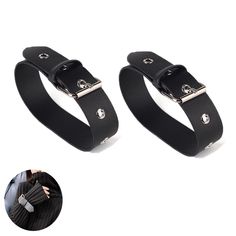 PRICES MAY VARY. Package Include:2 pcs Cuff Wrist Strap（black）.Size:40*2.5cm/15.7*0.98in. The cuff adjustable strap is made of high quality imitation leather, oiled edge process, tight and flat, with fashionable metal buckle accessories, durable. Cuff decorative straps are finely polished, smooth to the touch, fashionable and versatile. Cuffs straps are easy to install and flexible to remove, can be installed on coat cuffs or leather coat cuffs, can also be used as DIY wristband decoration. Clas Diy Wristband, Thigh Belts, Crow Cosplay, Doctor Halloween, Thigh Garter, Thigh Belt, Garter Black, Leg Garter, Shoe Decoration