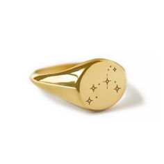 Constellation Signet Ring Jade Accessories, Zodiac Stars, Stackable Rings Silver, Masonic Ring, Gold Signet Ring, Zodiac Constellations, Ring Ideas, Handcrafted Rings, Handmade Rings