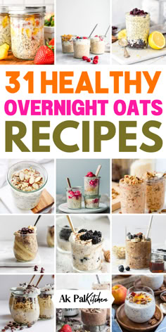 Simplify your mornings with healthy overnight oats, a quick and nutritious choice. Enjoy the ease of easy overnight oats for busy days and discover a range of healthy breakfast ideas including high-protein breakfast and low-calorie breakfast options. These no-cook oatmeals are hassle-free and can be customized with chia seed overnight oats, chocolate-flavored overnight oats, and peanut butter overnight oats while adding creaminess and protein with Greek yogurt overnight oats. Overnight Oats With Plain Greek Yogurt, Vegan Overnight Oats No Chia Seeds, Overnight Oats For Lunch, Superfood Overnight Oats, Overnight Oats Without Yogurt Recipe, Overnight Oats 300 Calories, Overnight Oats Healthy Without Chia Seeds, Cherry Overnight Oats Healthy, Overnight Oats With Protein Powder Greek Yogurt