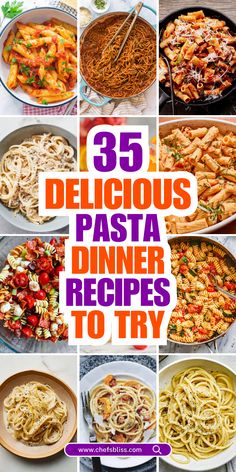 Pasta is a go-to comfort food that’s versatile, delicious, and easy to prepare, making it perfect for any dinner. With these 35+ pasta dinner recipes, you’ll find a variety of dishes to suit every taste. From creamy Alfredo and zesty marinara to hearty baked pasta dishes and fresh pasta salads, these recipes are packed with flavor and can be made in no time. Whether you're cooking for the family or impressing guests, these pasta dishes will have everyone coming back for seconds! Lemon Shrimp Pasta, Lemon Garlic Shrimp Pasta, Ziti Pasta, Easy Pasta Dinner, Chicken Alfredo Pasta, Baked Pasta, Pasta Dinners, Pasta Dinner Recipes