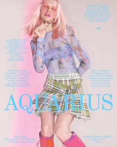 Heaven By Marc Jacobs, Astrology Aquarius, Astrological Signs, Seventeen Magazine, Vogue Uk, Youth Culture, 가을 패션, Studio Portraits, Astrology Signs