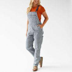 Women's Rootstock Gardening Overalls Gardening Overalls, Farmer Outfit, Hard Working Women, Cropped Cargo Pants, Duluth Trading Company, Gardening Outfit, Duluth Trading, Indigo Dye, Overalls Women