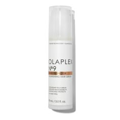 Improve style memory and give hair satin shine with Olaplex No.9 Bond Protector Nourishing Hair Serum, which works to shield hair from heat damage. Opalex Hair Products, Olaplex Hair Serum, Olaplex No 9, Olaplex Heat Protectant, Olaplex Serum, Improve Style, Ski Hair, Skincare Organiser, Olaplex Products