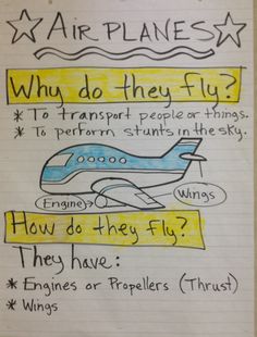 a piece of paper with writing on it that says, why do they fly?