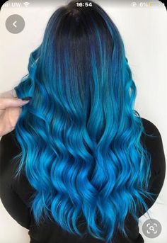 Blue Hair Dye, Blue Hair Color, Denim Hair, Dyed Tips, Hair Dye Tips, Dyed Hair Pastel, Colored Hair Tips