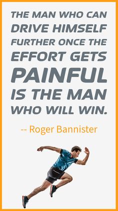 Sports Determination Quotes: Inspirational and Motivational Roger Bannister, Quotes Determination, Determination Quotes, Great Men, Who Will Win, The Impossible