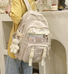 Kawaii Laptop, Backpack Kawaii, Bag School, School Backpack, School Bag, Female Travel, Cute Bag, Laptop