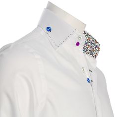 "Men's Great Quality Shirts for both Casual and Formal Wear Description:   Our 80% Cotton & 20% Polyester Blend Shirts are of great quality and are made with great care. We always make sure that our Valued Customers won't find any problems after buying from us. We use great quality fabric in our shirts so that our customers won't find any fabric quality issues and whenever they dress up, they feel confident. Our customer's satisfaction is what we call our success. If you find any problems, feel Yomi Casual, Hoodie Illustration, Fitted White Shirt, Gents Shirts, Luxury Shirts, Italian Shirts, Italian Dress, White Shirt Men, Casual Luxury