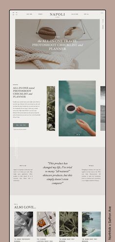 the website design for nadoli